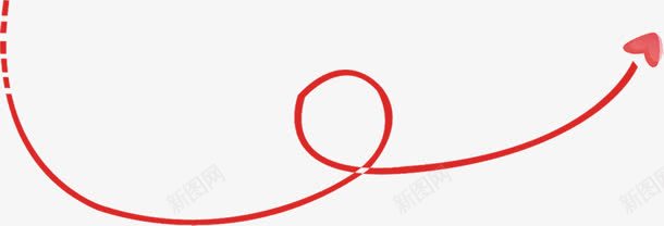 创意手绘红色的箭头png免抠素材_新图网 https://ixintu.com 创意 箭头 红色