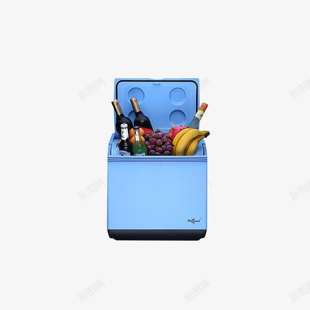 车载冰箱png免抠素材_新图网 https://ixintu.com 产品实物 冰箱 车载冰箱