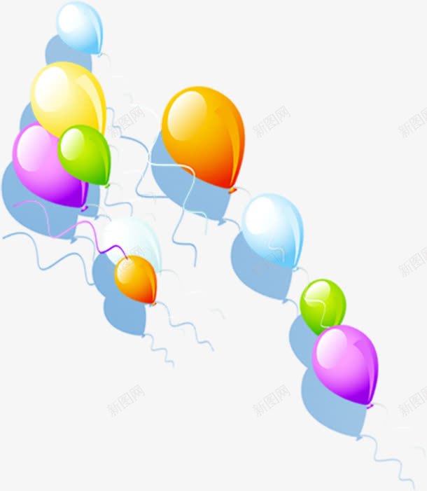 活动海报卡通多种漂浮气球png免抠素材_新图网 https://ixintu.com 卡通 多种 气球 活动 海报 漂浮