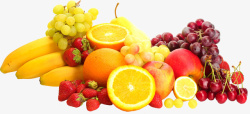新鲜多种多样水果素材