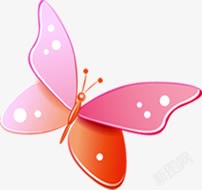 唯美粉色可爱蝴蝶素材