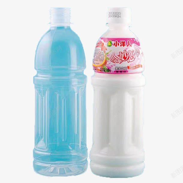 包装瓶子png免抠素材_新图网 https://ixintu.com 产品包装 塑料瓶子 外包装 饮料瓶子