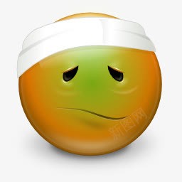 生病表情图标png_新图网 https://ixintu.com 生病 表情
