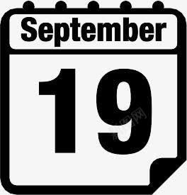 9月Calendaricons图标png_新图网 https://ixintu.com 9月 september