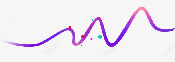 手绘紫色线条电商png免抠素材_新图网 https://ixintu.com 紫色 线条