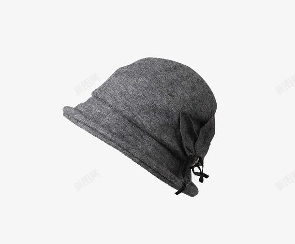女士时尚帽子png免抠素材_新图网 https://ixintu.com 产品实物 套头帽 灰色 遮阳帽