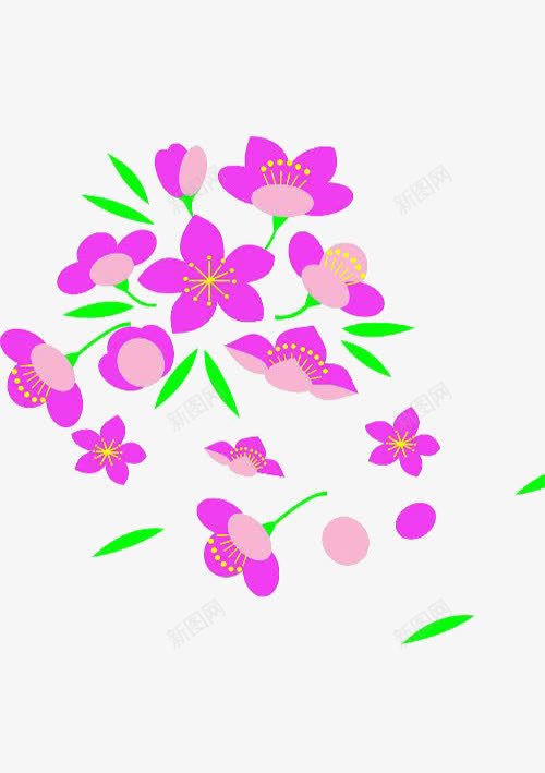 生活的探索png免抠素材_新图网 https://ixintu.com 散花 植物 粉红 绘画 绿色 艺术