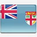 斐济国旗国国家标志图标图标