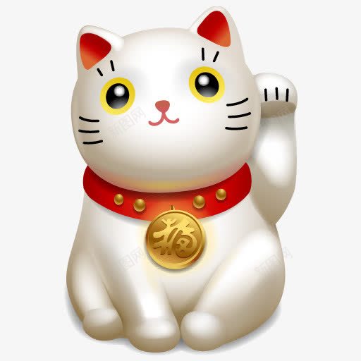 招财猫png免抠素材_新图网 https://ixintu.com 卡通猫 幸运猫 招财猫