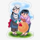 中国56个民族图标png_新图网 https://ixintu.com 中国56个民族图标