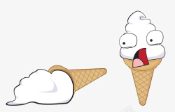 可爱卡通冰淇淋素材