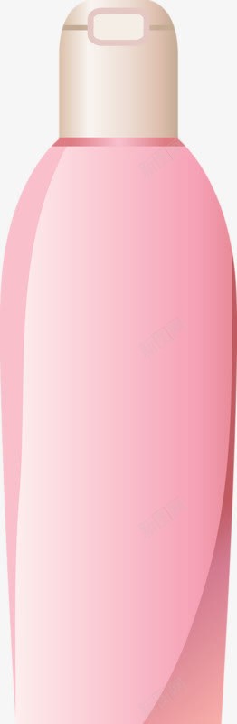 粉色卸妆油png免抠素材_新图网 https://ixintu.com 化妆品 卸妆油 手绘 粉色