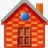 砖房子小企业图标图标