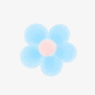 蓝白色花朵png免抠素材_新图网 https://ixintu.com 白色 花朵