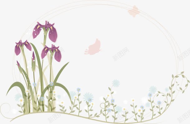 紫色的花瓣花朵背景png免抠素材_新图网 https://ixintu.com 紫色 背景 花朵 花瓣