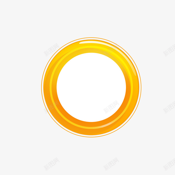 黄色圆圈背景png免抠素材_新图网 https://ixintu.com 圆圈 背景装饰 黄色 黄色圆圈