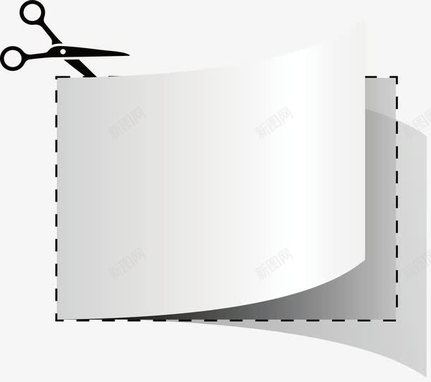 卡通剪角png免抠素材_新图网 https://ixintu.com 创意剪角 创意卷角 剪角素材 卡通剪角 卡通卷角 卷角元素 矢量剪角