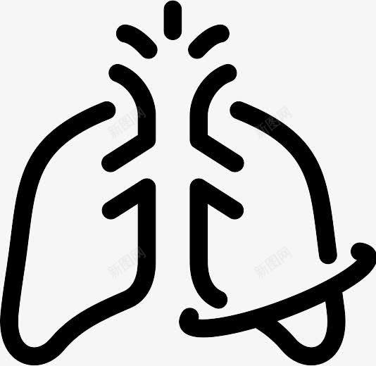 呼吸WellnessLineCrafticons图标png_新图网 https://ixintu.com breathing 呼吸