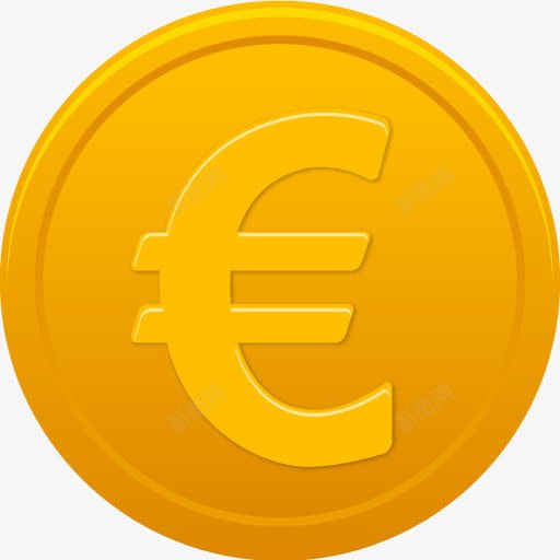 硬币欧元漂亮的办公室图标集第部png_新图网 https://ixintu.com coin euro 欧元 硬币