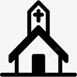 基督教的祈祷基督教教会图标高清图片