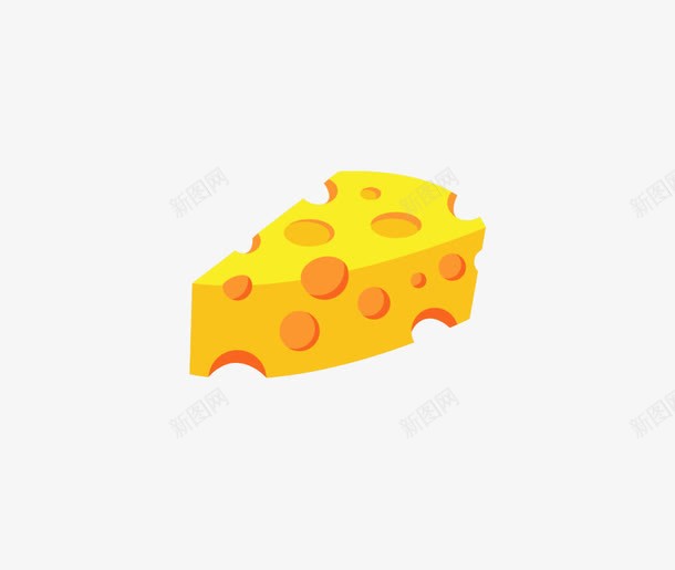 黄色的奶酪png免抠素材_新图网 https://ixintu.com 奶酪 好吃的 美味的 食物