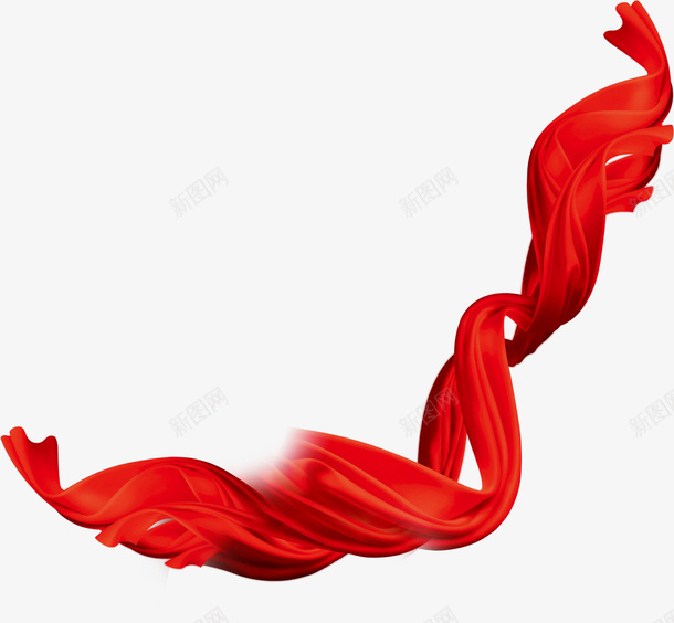 红色的飘带png免抠素材_新图网 https://ixintu.com png图形 png装饰 红色 红飘带 装饰 飘带