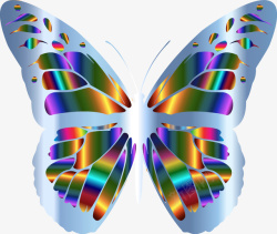 蝴蝶抽象矢量图素材