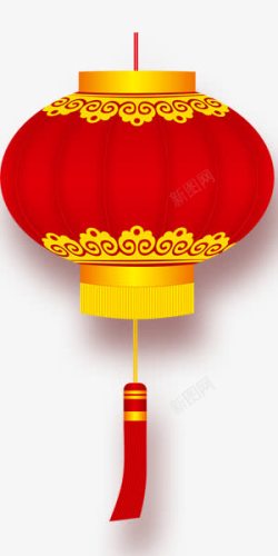 红色喜庆中国风节日灯笼素材