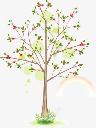 绘画树木展板png免抠素材_新图网 https://ixintu.com 图片 展板 树木 绘画
