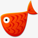 红鱼卡通鱼玩具素材