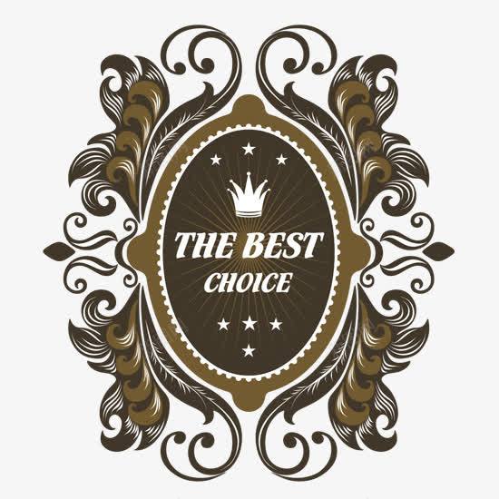 欧式花纹标签png免抠素材_新图网 https://ixintu.com BEST CHOICE THE 最好的选择 欧式花纹标签