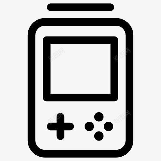 游戏机图标png_新图网 https://ixintu.com 休闲玩家 便携式电子 多媒体 技术 游戏 游戏控制台 装置
