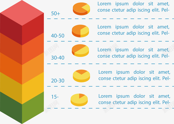 堆叠彩色立方体图表矢量图ai免抠素材_新图网 https://ixintu.com 信息图表 分类图表 堆叠立方体 彩色立方体 矢量png 立方体 矢量图