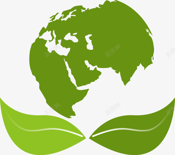 环保创意地球图标矢量图ai免抠素材_新图网 https://ixintu.com 创意 地球图标 环保设计 矢量图