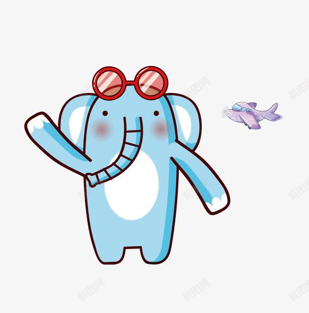 可爱小象png免抠素材_新图网 https://ixintu.com 卡通 手绘小象