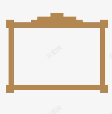 咖啡色之装饰框3图标图标
