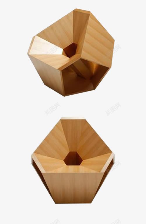 棕色创意桌椅png免抠素材_新图网 https://ixintu.com 几何形 牢固 简单