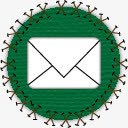 电子邮件电子邮件信邮件邮政发送图标图标