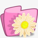 文件夹花米色图标png_新图网 https://ixintu.com beige flower folder important 文件夹 米色 花 重要的