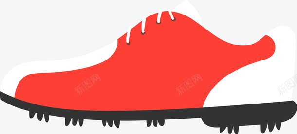 卡通红色足球鞋png免抠素材_新图网 https://ixintu.com 卡通 扁平化 矢量图案 红色 足球鞋 运动用品