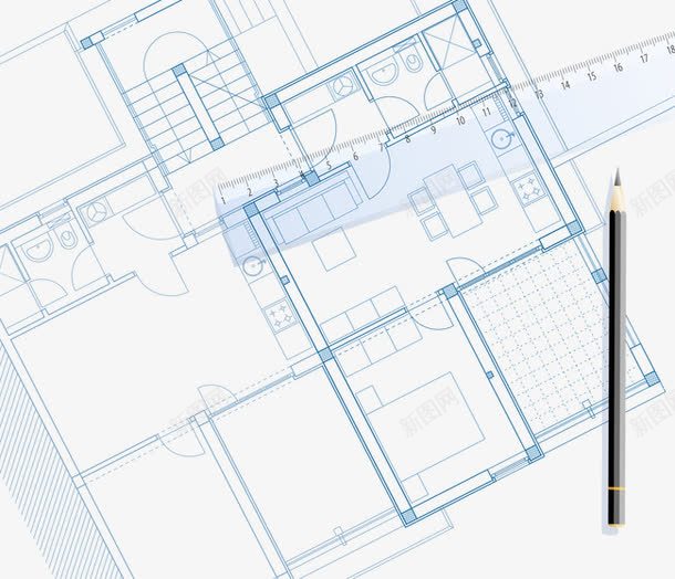 建筑平面图png免抠素材_新图网 https://ixintu.com 建筑平面图 手绘平面图 铅笔