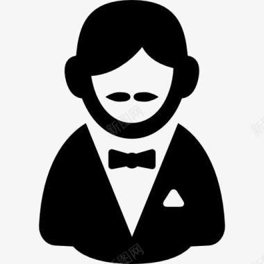 绅士图标图标