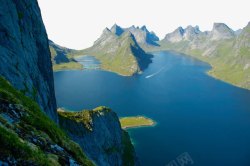 北欧挪威北欧著名挪威峡湾高清图片