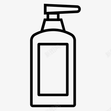 皂液器防腐剂清洁剂图标图标
