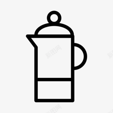水壶饮用水图标图标