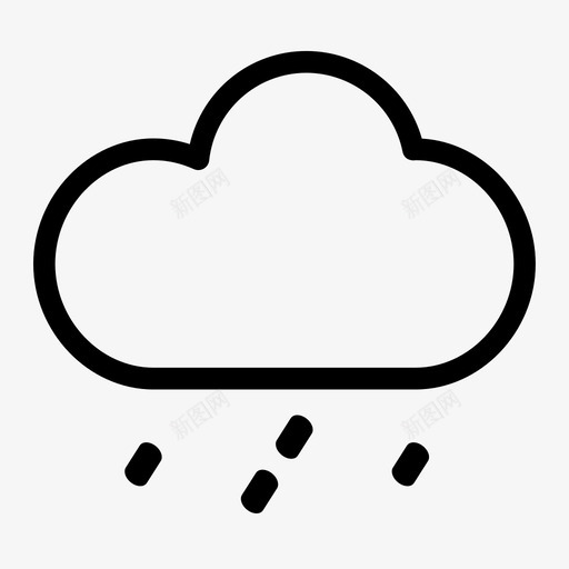 icon_中雨svg_新图网 https://ixintu.com icon_中雨