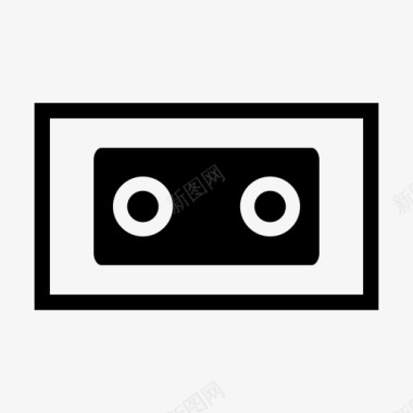盒式磁带录像机胶片图标图标