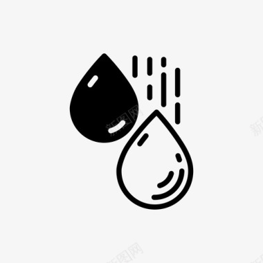 水水滴液体图标图标