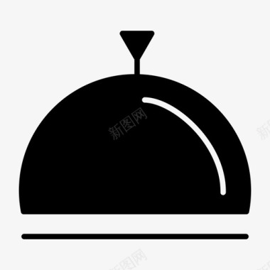 食物晚餐热食图标图标