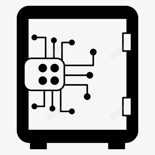 加密保险库网络安全加密图标svg_新图网 https://ixintu.com 加密 加密保险库 智能技术 网络保护 网络安全 网络安全网络保护